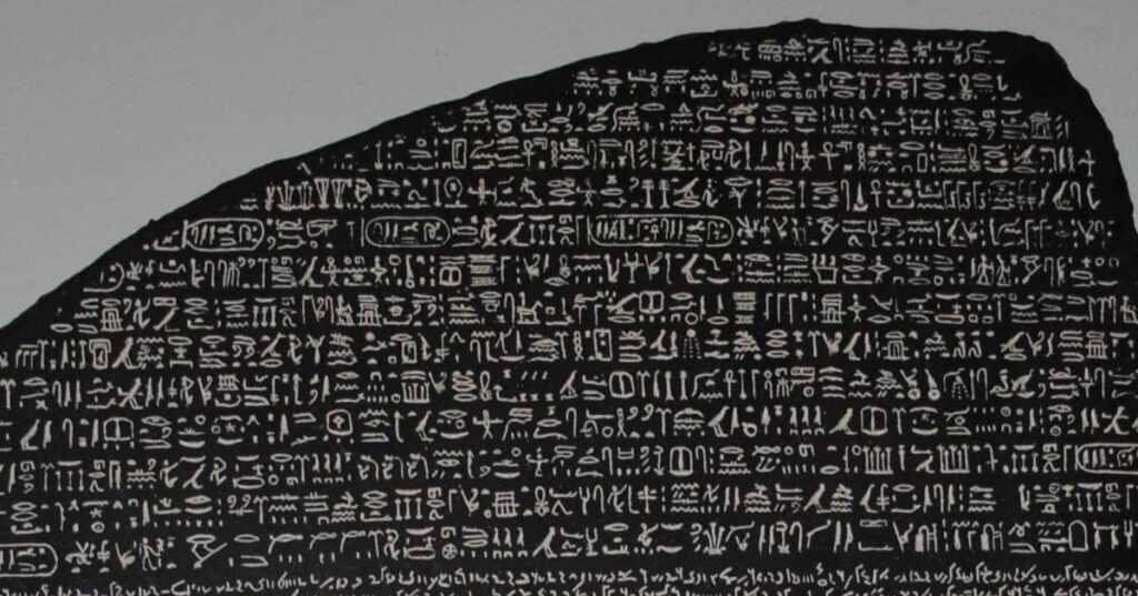 La piedra de Rosetta, Egipto