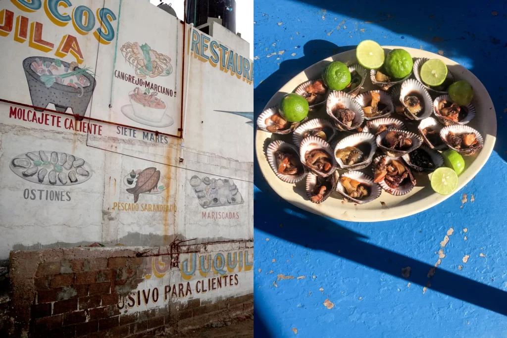 Prueba los mariscos en Popotla, un pequeño pueblo pesquero al sur de Tijuana.