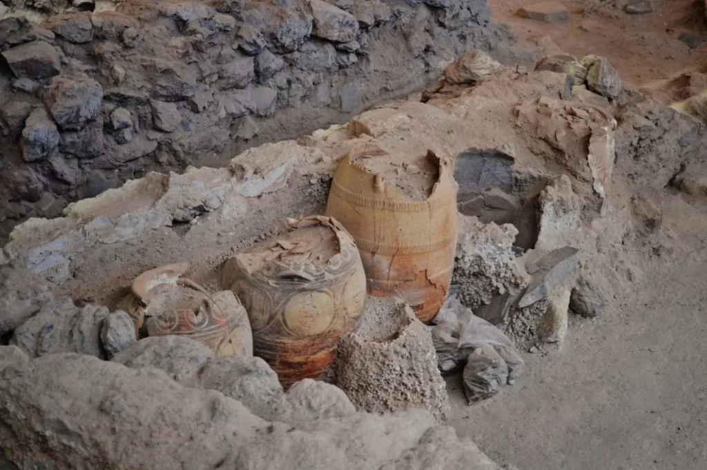 El sitio arqueológico de Akrotiri