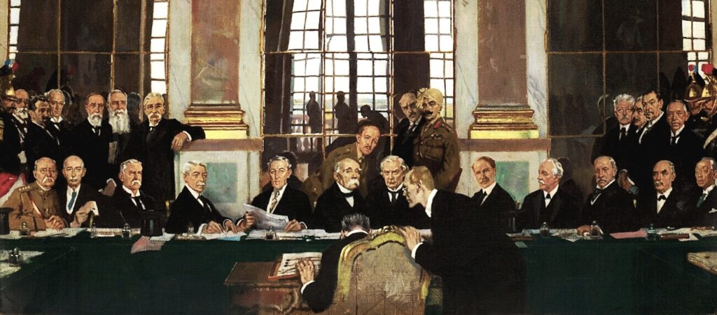 El Salón de los Espejos y el Tratado de Versalles