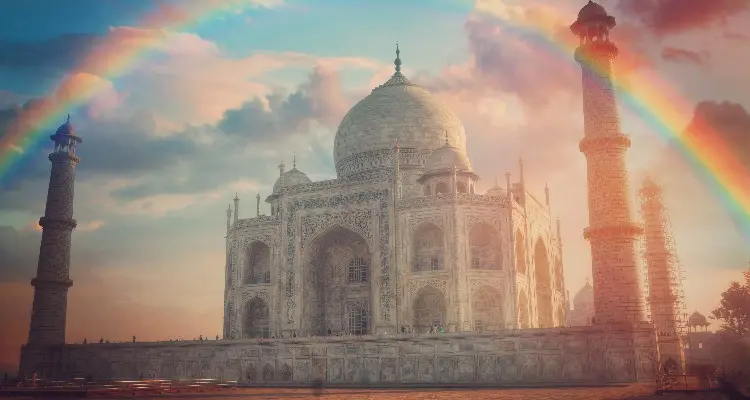 El Taj Mahal fue Creado por el Emperador Shah Jahan para su Esposa Favorita, Mumtaz Mahal