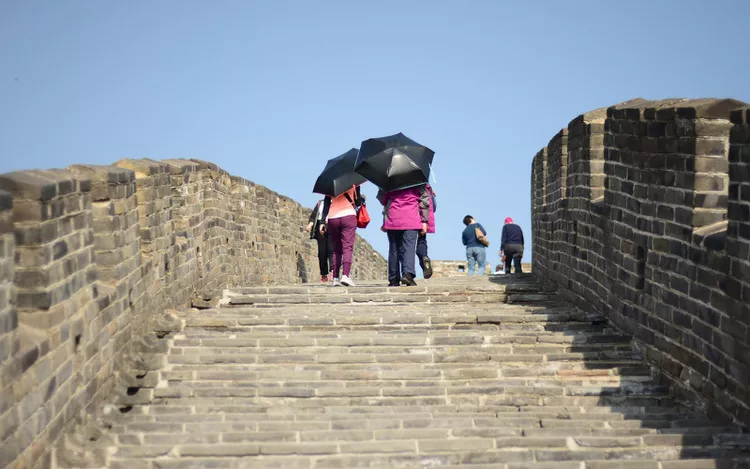 Grupos de Turismo en la Gran Muralla China